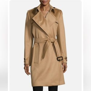 Burberry cashmere trench coat